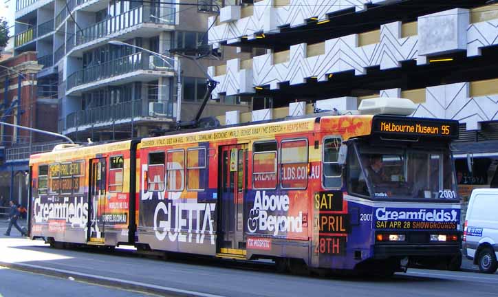 Yarra Trams Class B Creamfields 2001